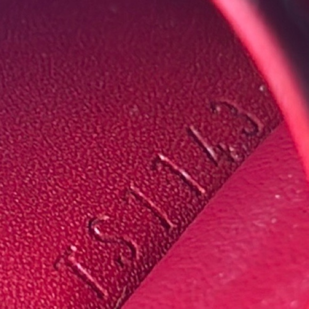 Auth. LV Louis Vuitton Vernis Red Monogram Multicles 4 Key Ring Wallet Vintage - Picture 12 of 17